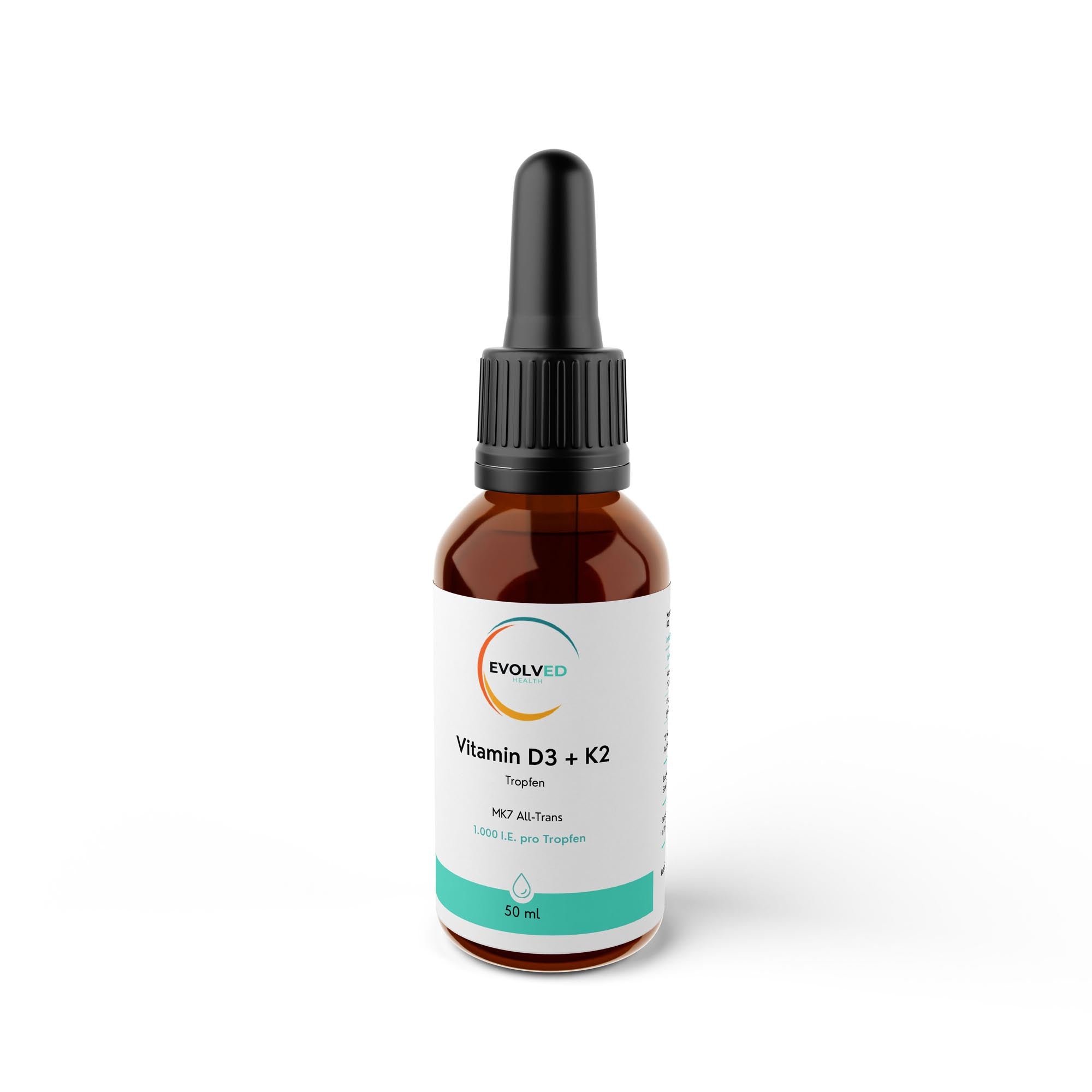 Vitamin D3 + K2 - 1,700 Drops (1,000 I.U.) - 50ml