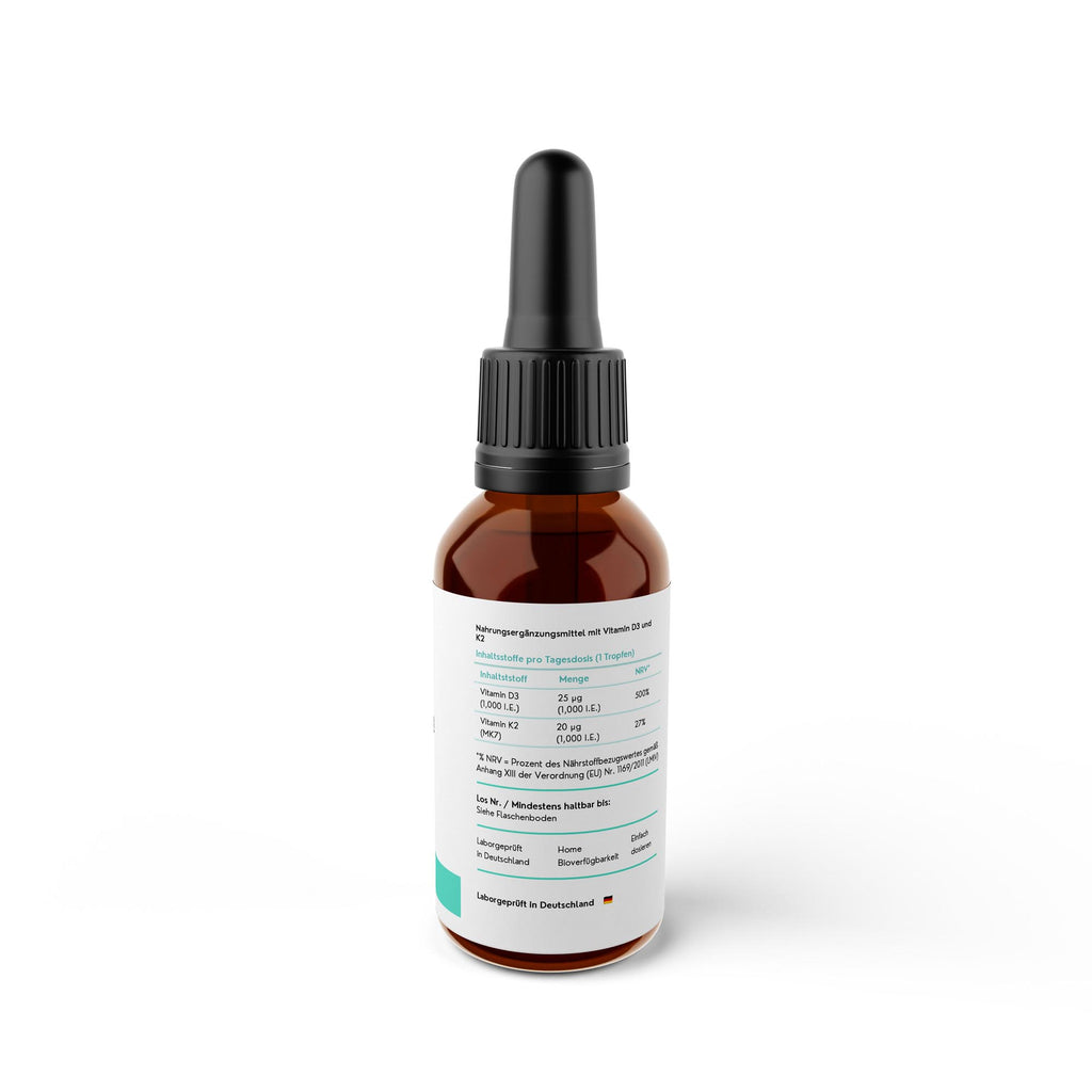 Vitamin D3 + K2 - 1,700 Drops (1,000 I.U.) - 50ml